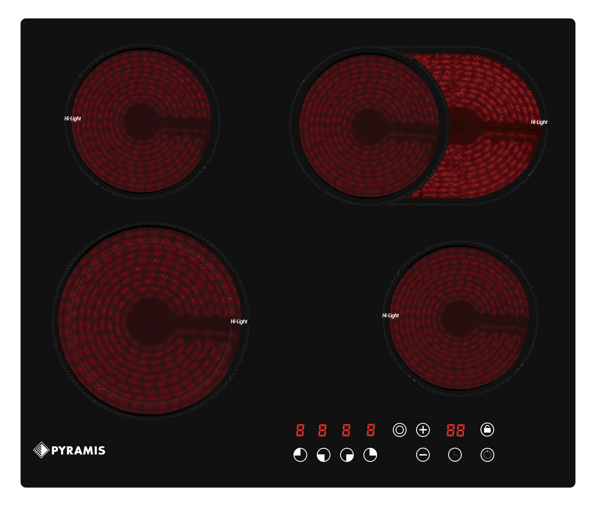 Plita vitroceramica Pyramis 58HL810