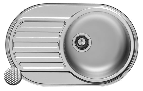 Chiuveta Inox SR MINI 765mm*480mm DR
