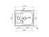 Chiuveta Inox SPARTA 62x50 1 1/2B DR