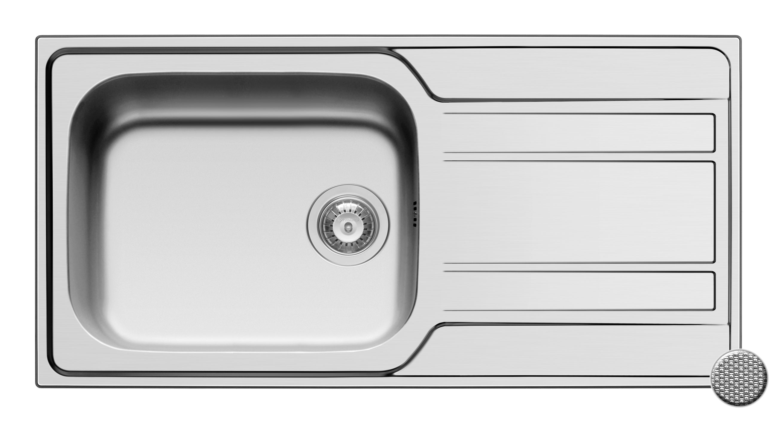 Chiuveta Inox ZEDA EXTRA 1000mm*500mm